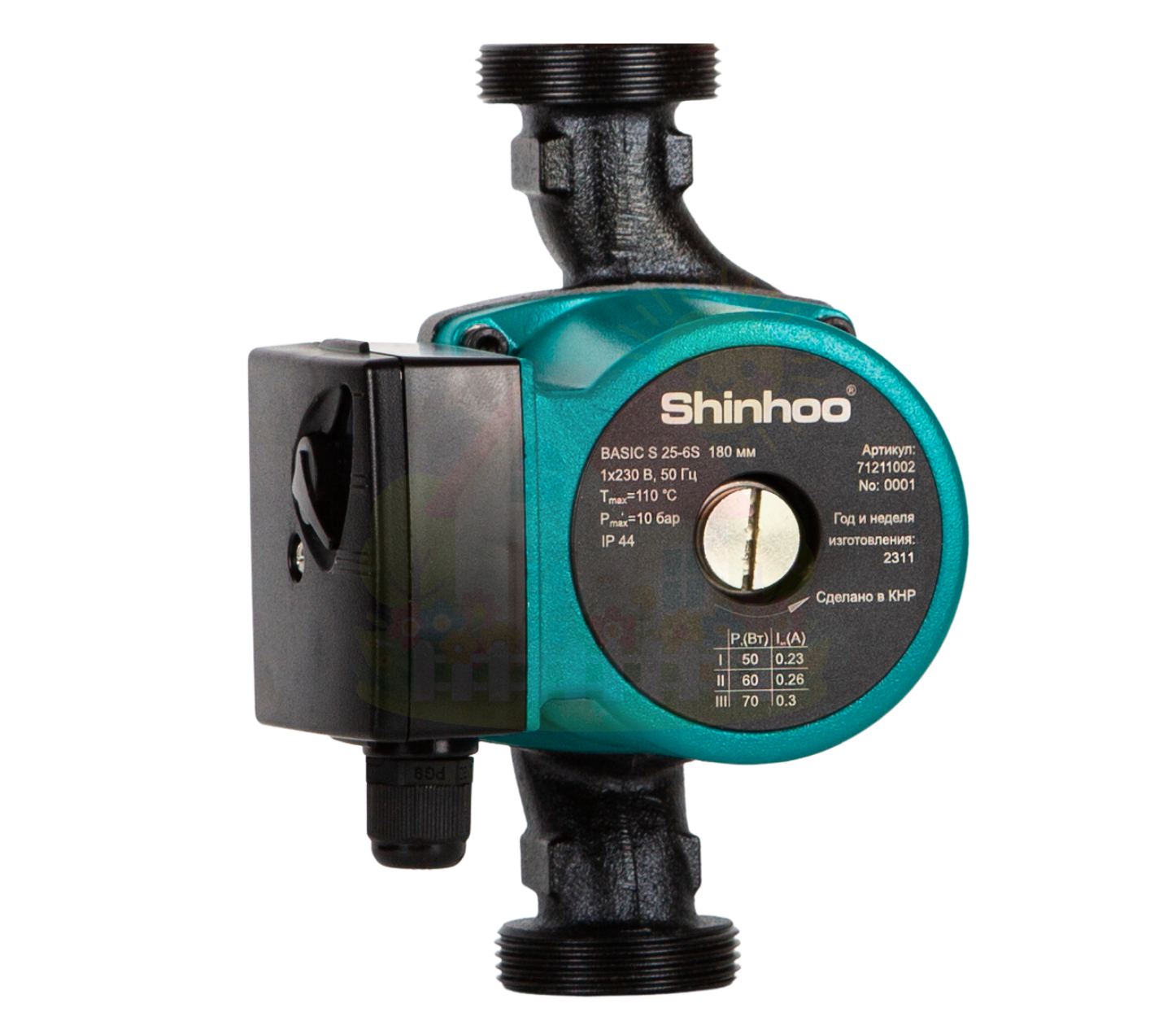 Инженерная сантехника Циркуляционный насос Shinhoo Basic S 25-6S-130 — детальное фото