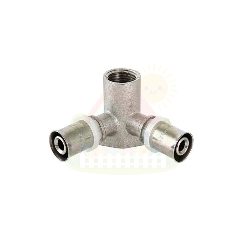 Инженерная сантехника Пресс водорозетка 20 x 1/2" проходная Valtec (арт.VTM.234.N.200420) — детальное фото