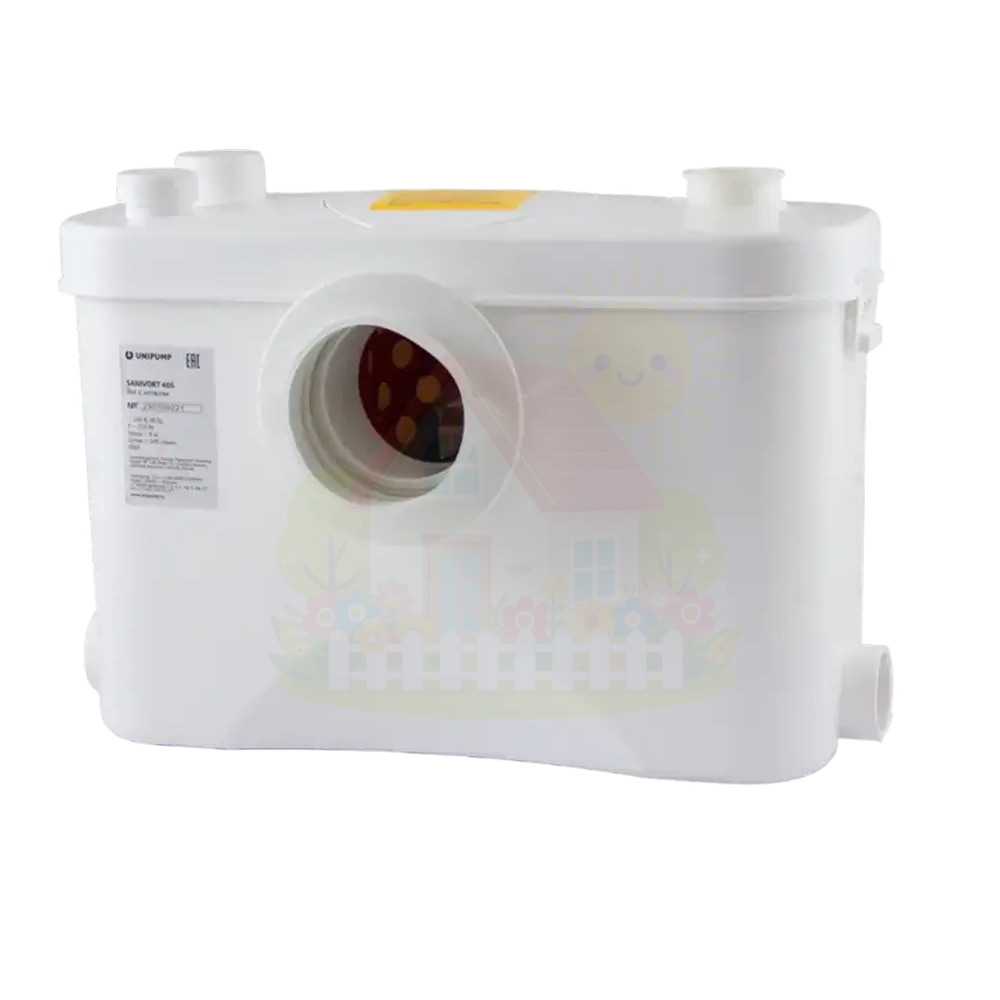 Инженерная сантехника Канализационная насосная станция UNIPUMP SANIVORT 405 М 8м (центральный вход) — детальное фото