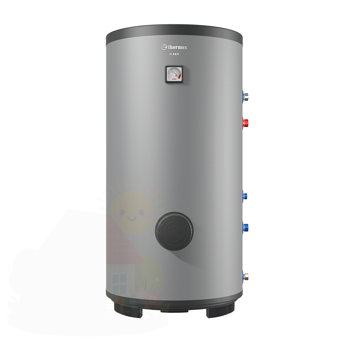 Купить Бойлер косвенного нагрева из нержавейки Thermex Nixen 150 F (Combi) — фото товара в каталоге