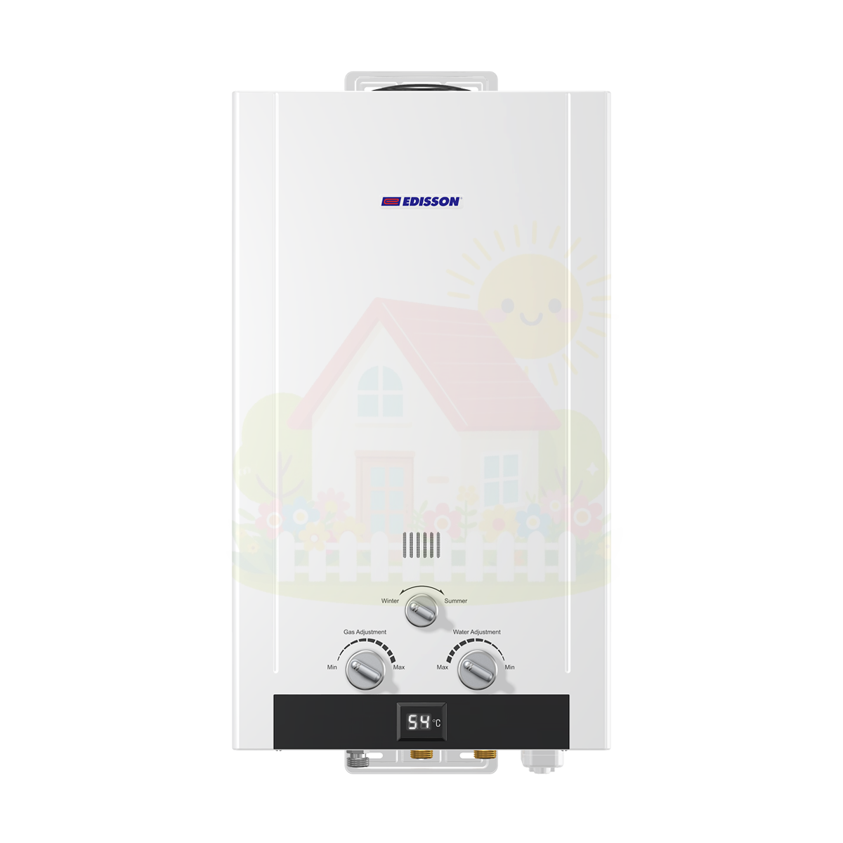 Инженерная сантехника Газовая колонка Edisson Heat 20 D — детальное фото