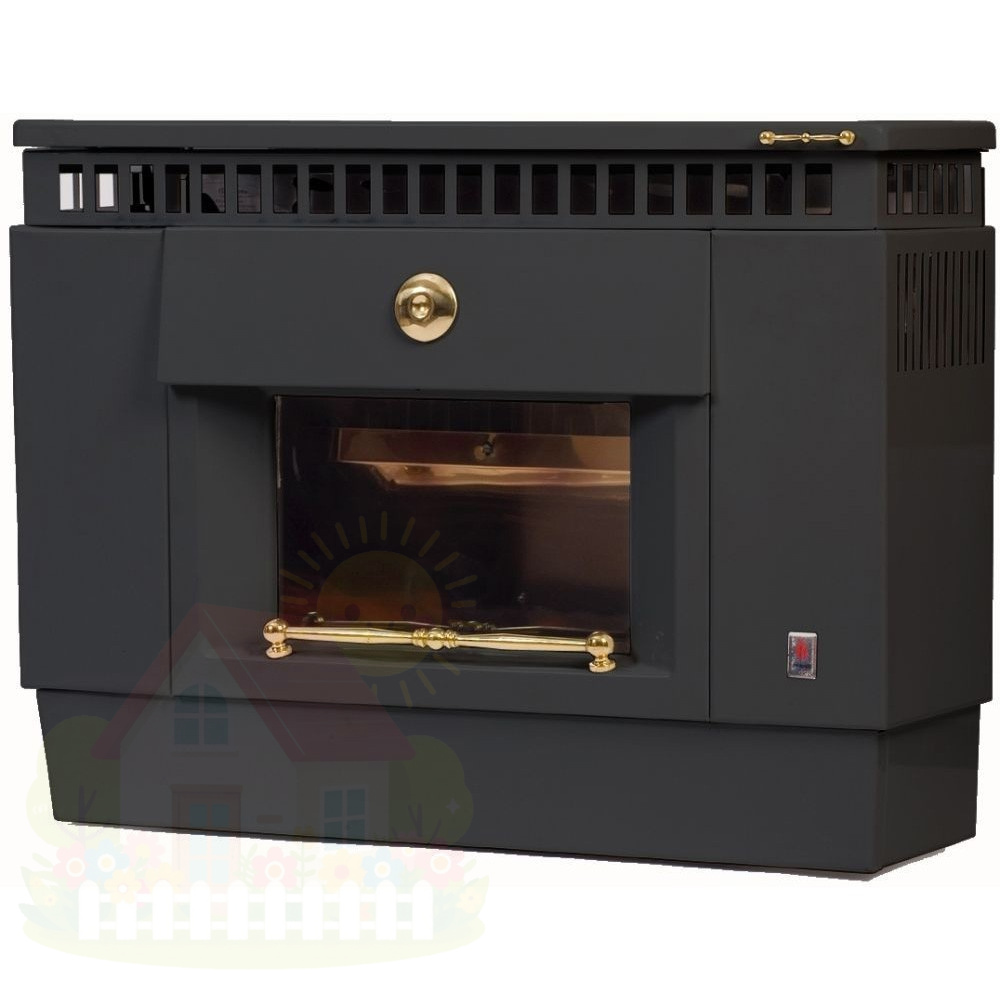 Купить Настенный газовый конвектор-камин Feg Zeus F 8.50 F Black — фото товара в каталоге