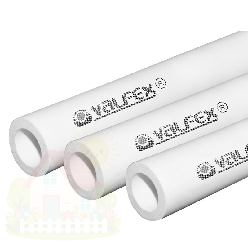 Купить Труба неармированная полипропиленовая Valfex SDR 6 PN20 90х15мм 4 метра — фото товара в каталоге