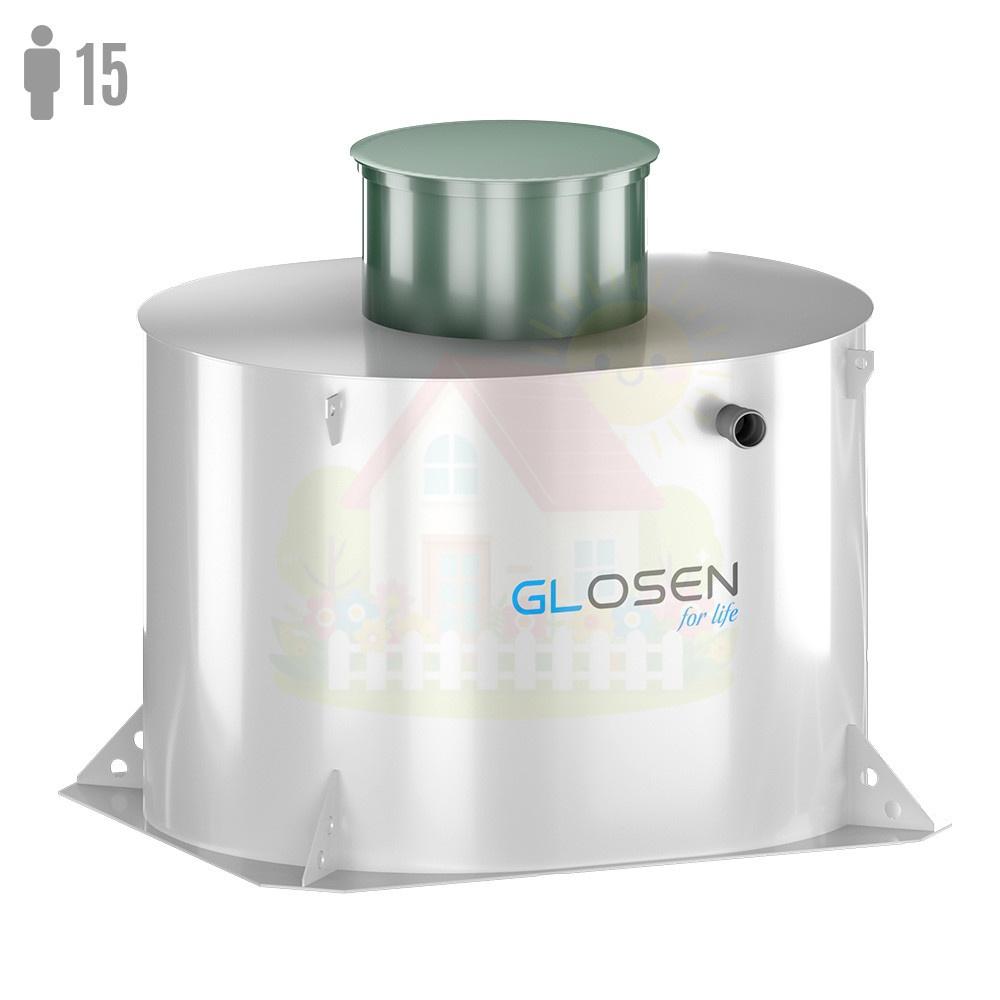 Инженерная сантехника Установка глубокой биологической очистки Glosen 15С — детальное фото