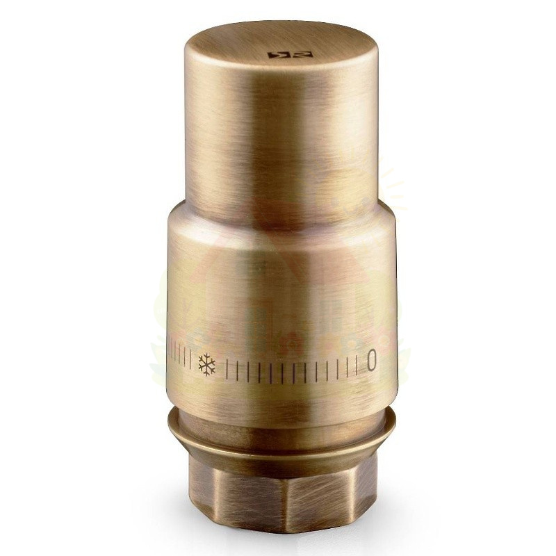 Инженерная сантехника Термоголовка жидкостная ROYAL THERMO Design PRO М30х1,5 (бронза) — детальное фото