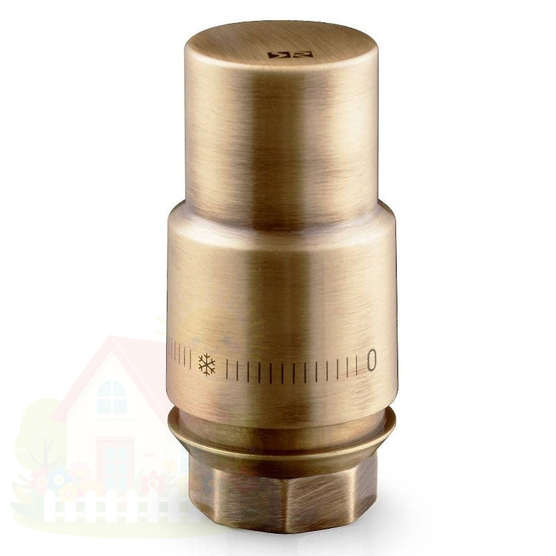 Купить Термоголовка жидкостная ROYAL THERMO Design PRO М30х1,5 (бронза) — фото товара в каталоге