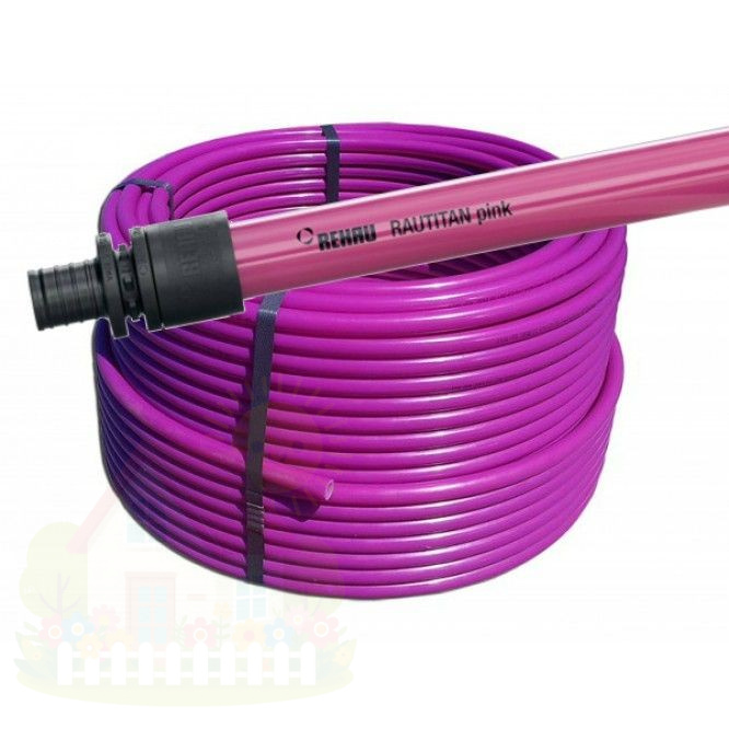 Купить Труба Rehau RAUTITAN pink 16 x 2,2 мм 11360423120 — фото товара в каталоге