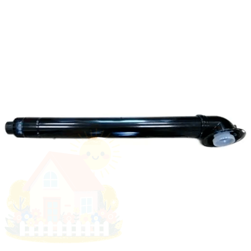 Купить Комплект дымохода коаксиальный ECA 60/100 длина 800 мм арт.7006991783 черный — фото товара в каталоге