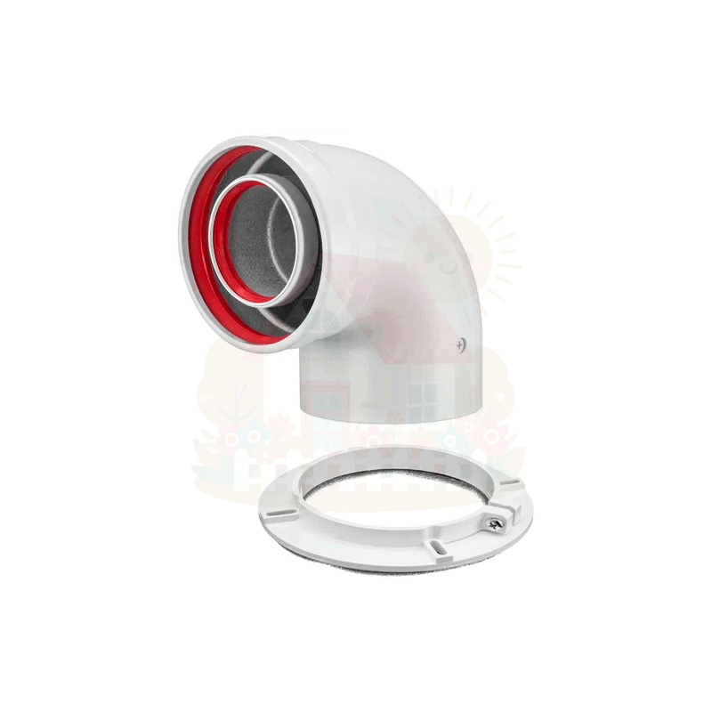 Инженерная сантехника Дополнительное колено 90° ECA 60/100 арт.7006990061 — детальное фото