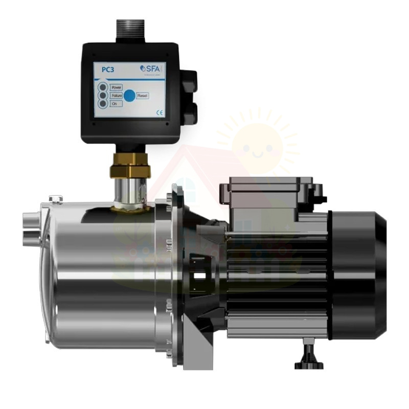 Инженерная сантехника Самовсасывающий насос SFA Sanijet 5-55 PC3 с реле давления — детальное фото