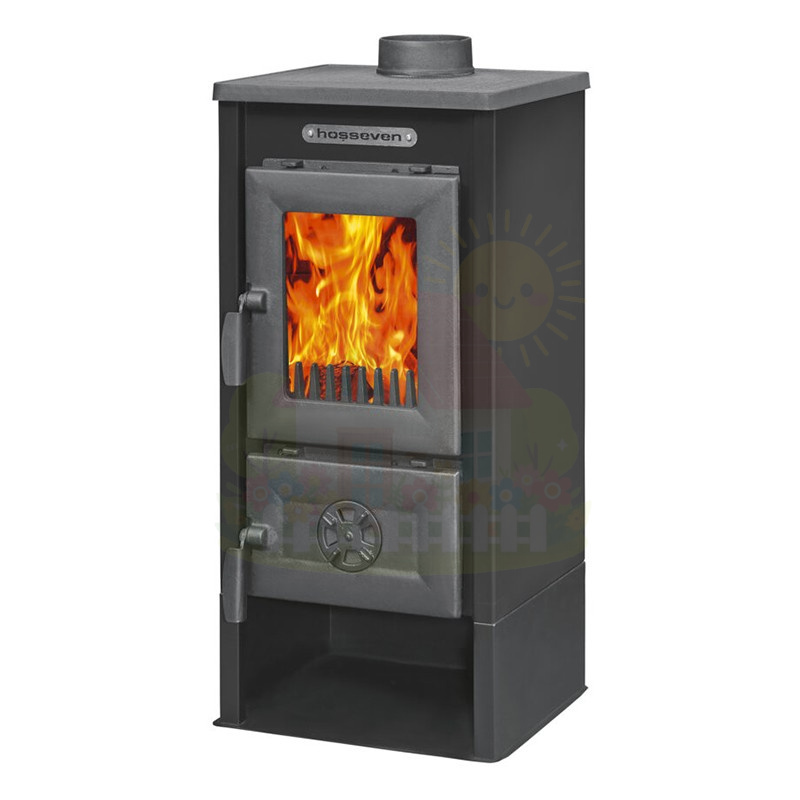 Инженерная сантехника Печь камин Hosseven 9008 Maxi Anthracite — детальное фото