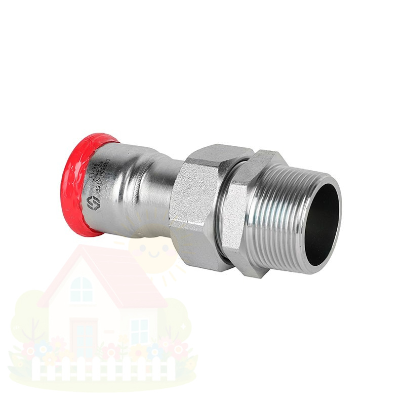 Купить Разъёмное соединение НР резьба из оцинкованной стали MVI 18х1/2" мм — фото товара в каталоге