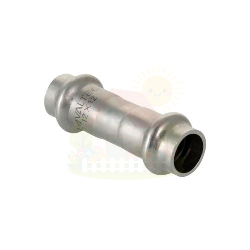 Инженерная сантехника Муфта пресс Valtec VT.INOX-PRESS 18x15мм из нержавейки (арт.VTi.903.I.001815) — детальное фото