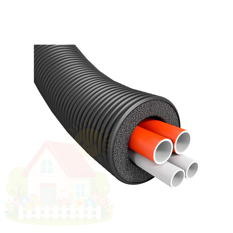 Купить Теплотрасса четырёхтрубная Thermaflex Flexalen 1000+ FV+R160H2/25A25A20 — фото товара в каталоге
