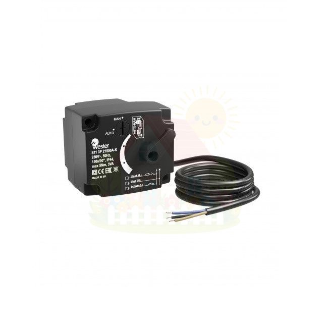 Инженерная сантехника Контроллер сервопривод Wester S11 3P 21500A-K 230 VAC 50 Hz 150s/90° 3-точ. SPDT 5 Nm — детальное фото