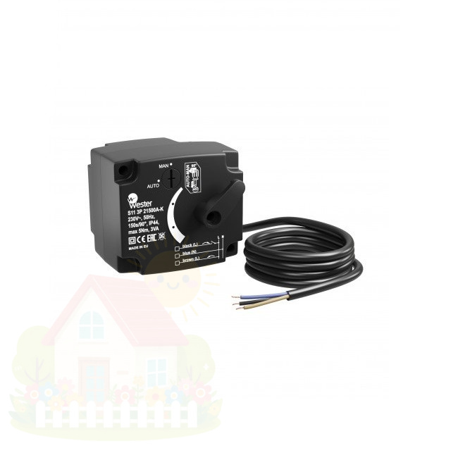 Купить Контроллер сервопривод Wester S11 3P 21500A-K 230 VAC 50 Hz 150s/90° 3-точ. SPDT 5 Nm — фото товара в каталоге