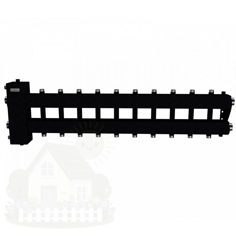 Купить Коллектор Gidruss BM-150-11DU до 150 кВт 1 1/2" 11 контуров — фото товара в каталоге