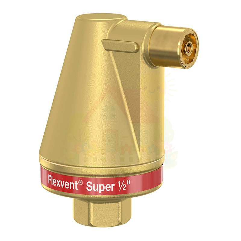 Инженерная сантехника Автоматический поплавковый воздухоотводчик Flamco Flexvent Super 1/2" — детальное фото