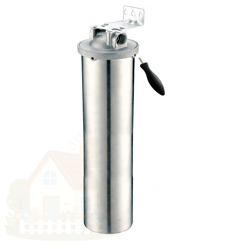 Купить Колба для фильтра из нержавейки Kristal Big Blue 20 "1" INOX — фото товара в каталоге