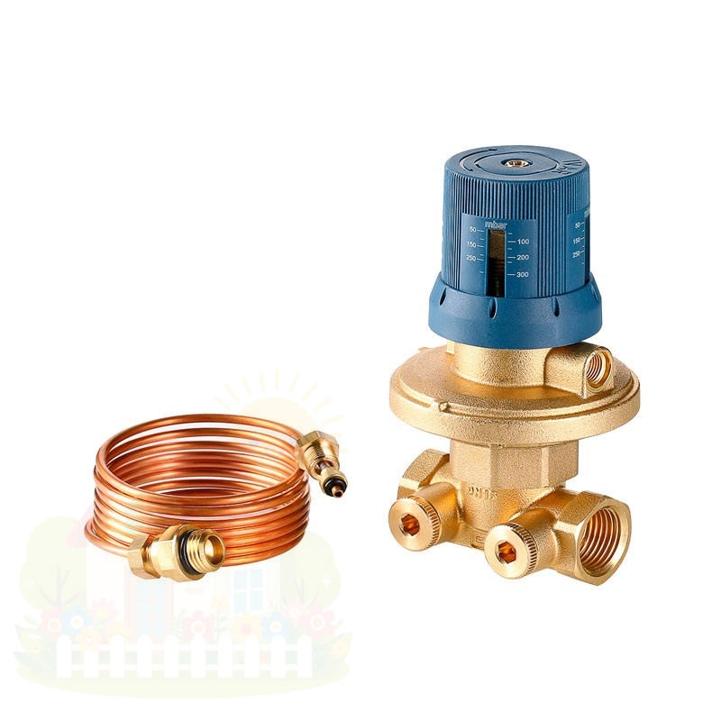 Купить Автоматический регулятор давления Valtec 1/2" арт.VT.041.G.30004 50–300 мбар — фото товара в каталоге