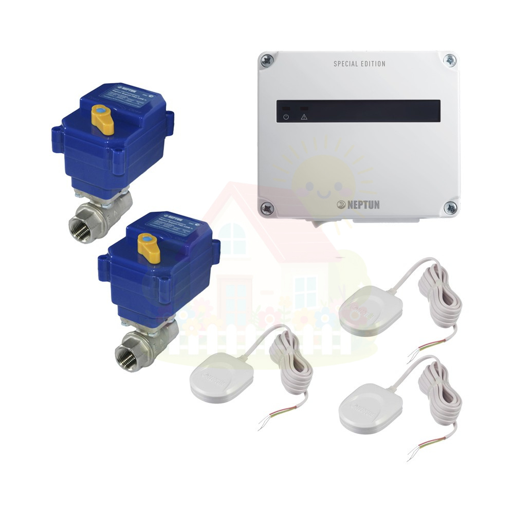 Инженерная сантехника Защита от протечек Neptun Special Edition base 3/4" краны Китай — детальное фото