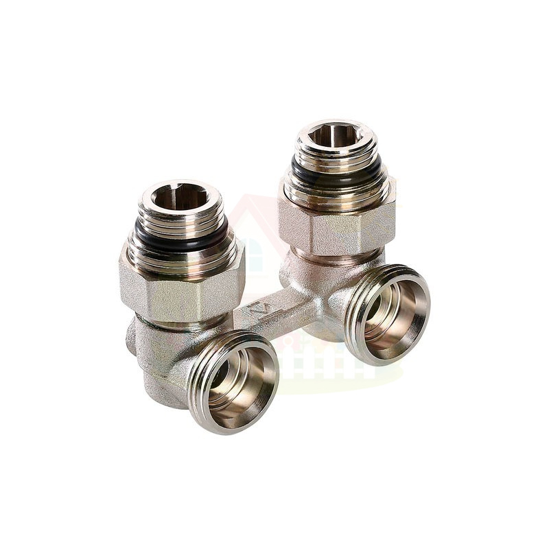 Инженерная сантехника Узел нижнего подключения радиатора Valtec 1/2"x3/4" арт.VT.345.KNA.E04 — детальное фото