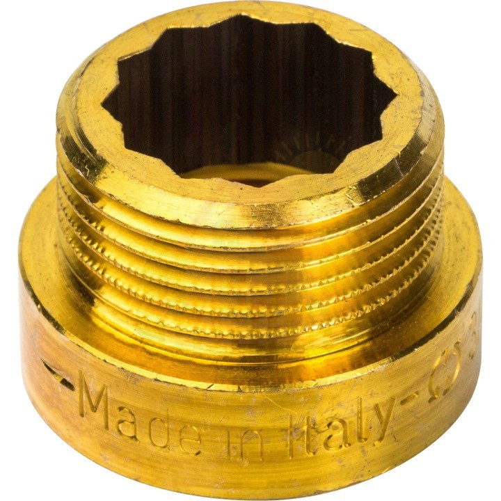 Инженерная сантехника Удлинитель латунный резьбовой Stout - 3/4" длина 10 мм — детальное фото