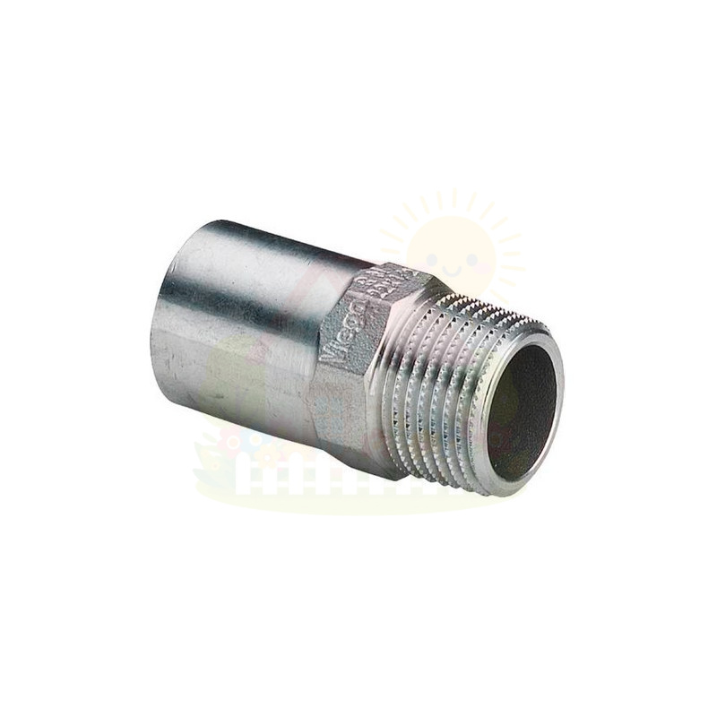 Инженерная сантехника Переходная вставка Viega Sanpress Inox 15х1/2" НР из нержавейки (арт. 436704) серия 2311.1 — детальное фото