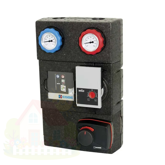 Купить Насосная группа ESBE GRA311 WI 15/7,5 L130 VRG438  с насосом и сервоприводом ARA561 DN20 — фото товара в каталоге