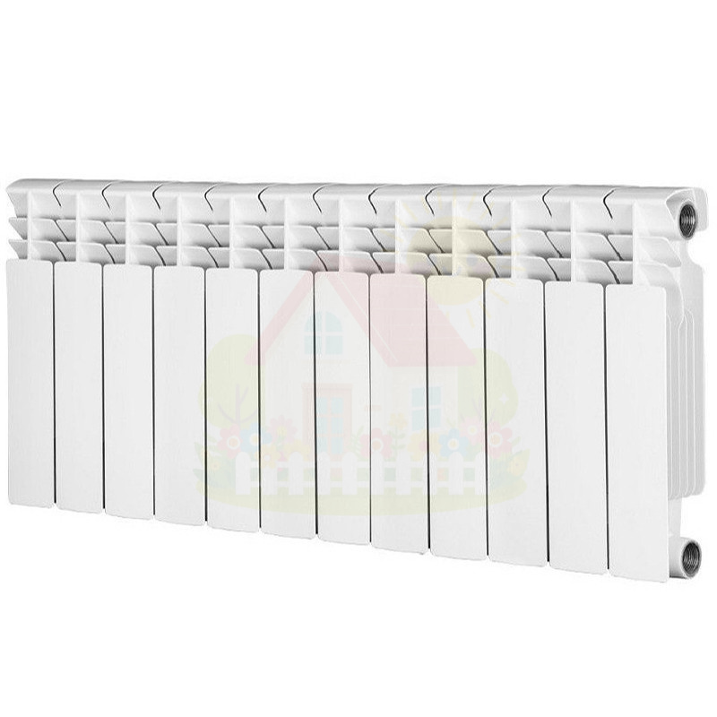 Инженерная сантехника Биметаллический радиатор RADENA Bimetal CS 1000 350/100 8 секций — детальное фото