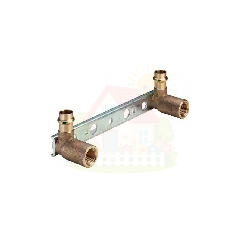 Инженерная сантехника Монтажный узел бронзовый Viega Sanpress SC-Contur 15x1/2" 150/200мм (арт.124502) — детальное фото
