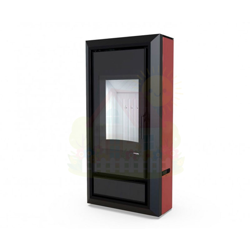 Инженерная сантехника Печь-камин Defro Home Ignis 9 кВт красная сталь — детальное фото
