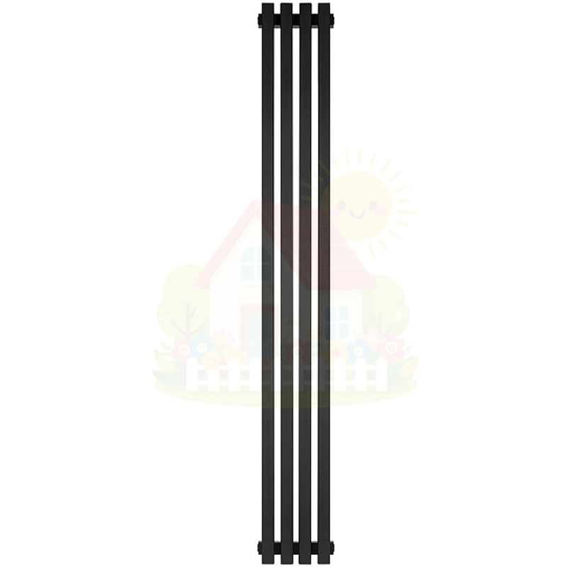 Инженерная сантехника Стальной трубчатый радиатор Stout Tube Quadro QV40 4 секции 1-1750мм — детальное фото