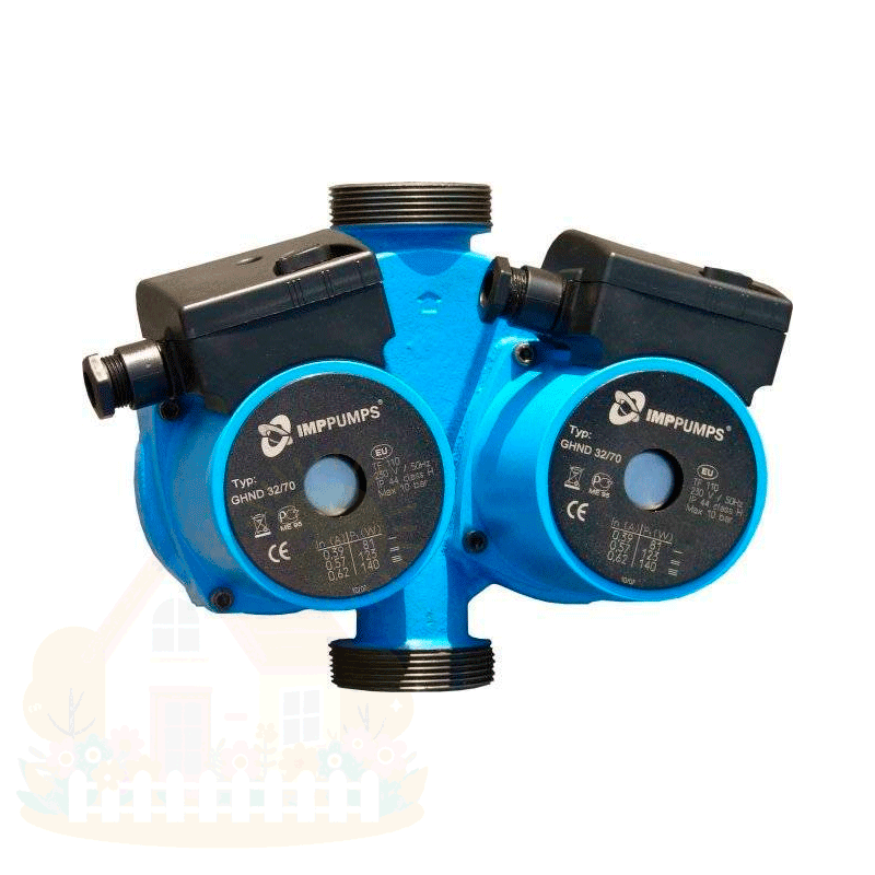 Купить Циркуляционный насос сдвоенный IMP Pumps GHND 32/70-180 — фото товара в каталоге