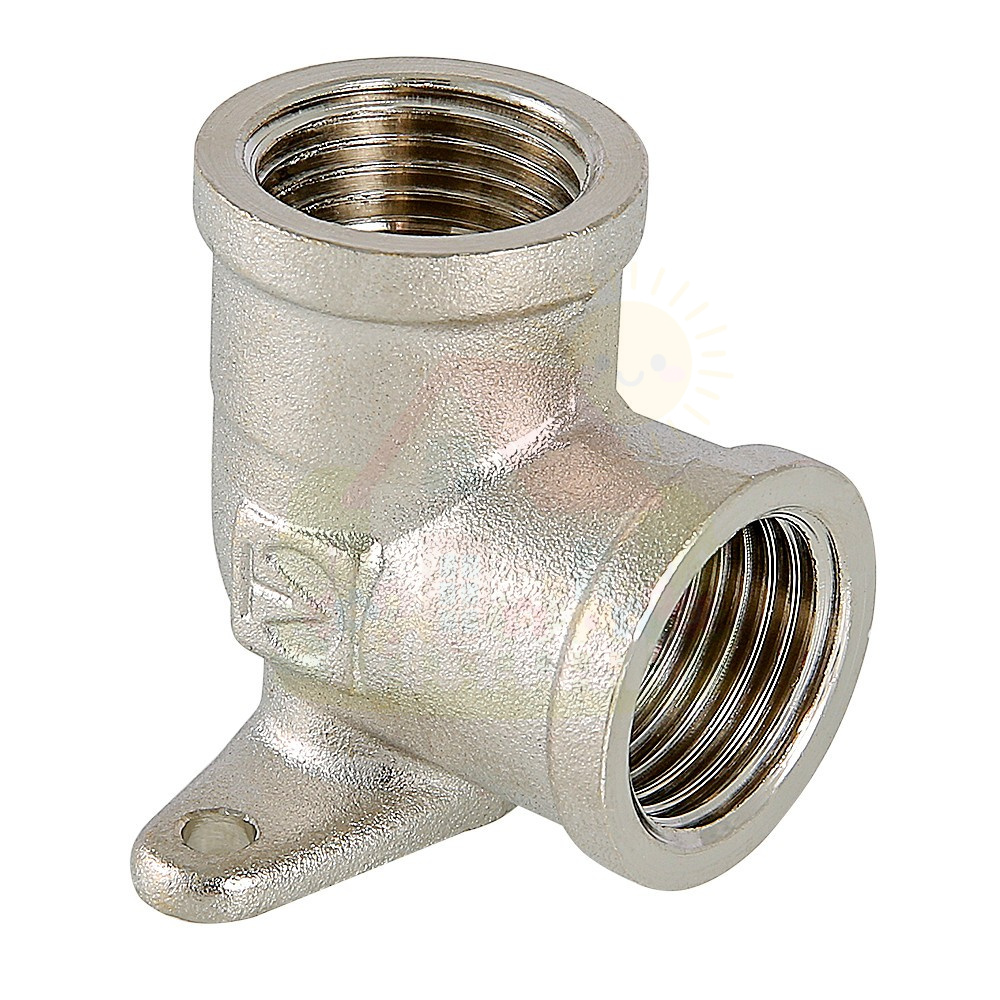 Инженерная сантехника Угол с креплением Valtec с ВР резьбой 1/2" арт.VTr.751.N.0004 — детальное фото