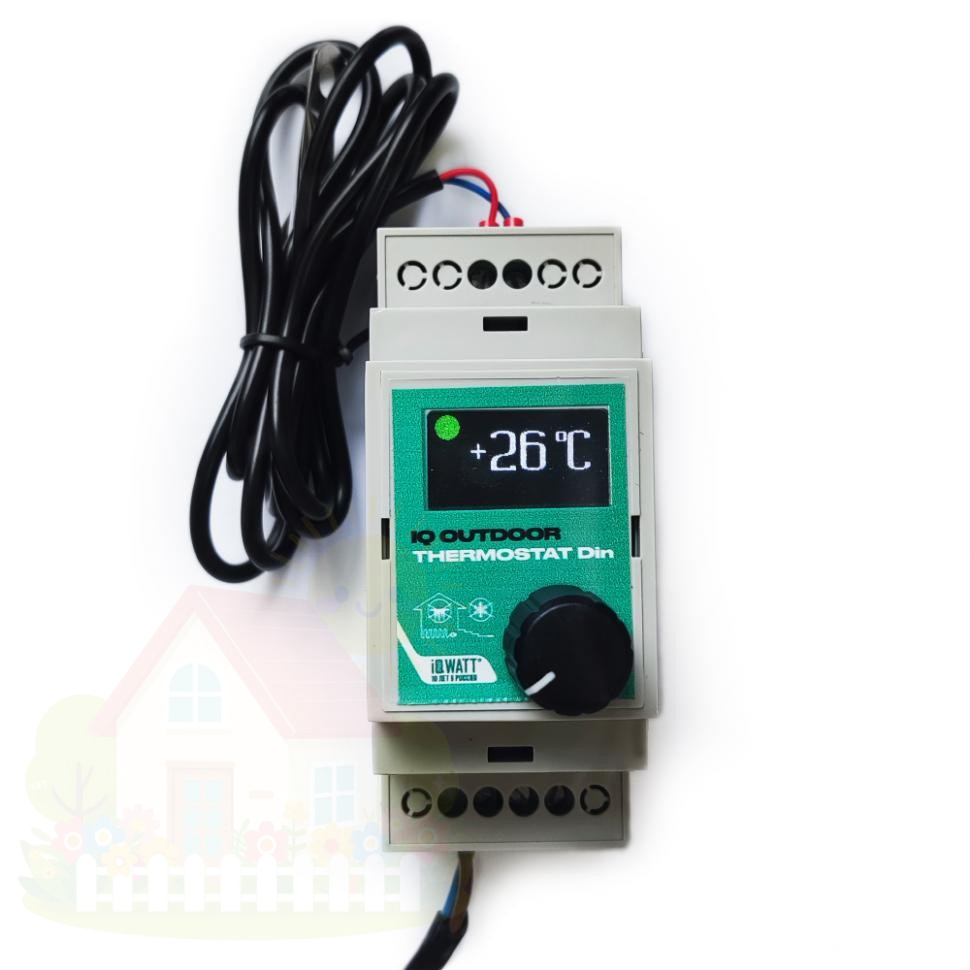 Купить Терморегулятор IQ OUTDOOR THERMOSTAT Din — фото товара в каталоге