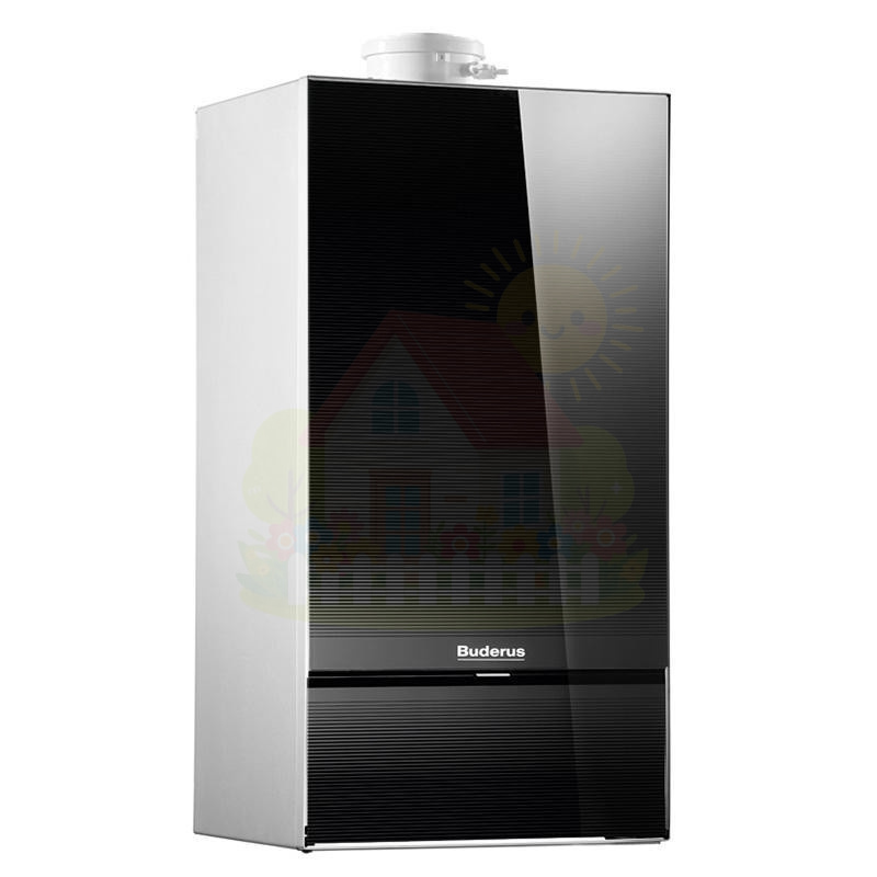 Инженерная сантехника Настенный конденсационный котел Buderus Logamax plus GB172-20 i K (черный) — детальное фото