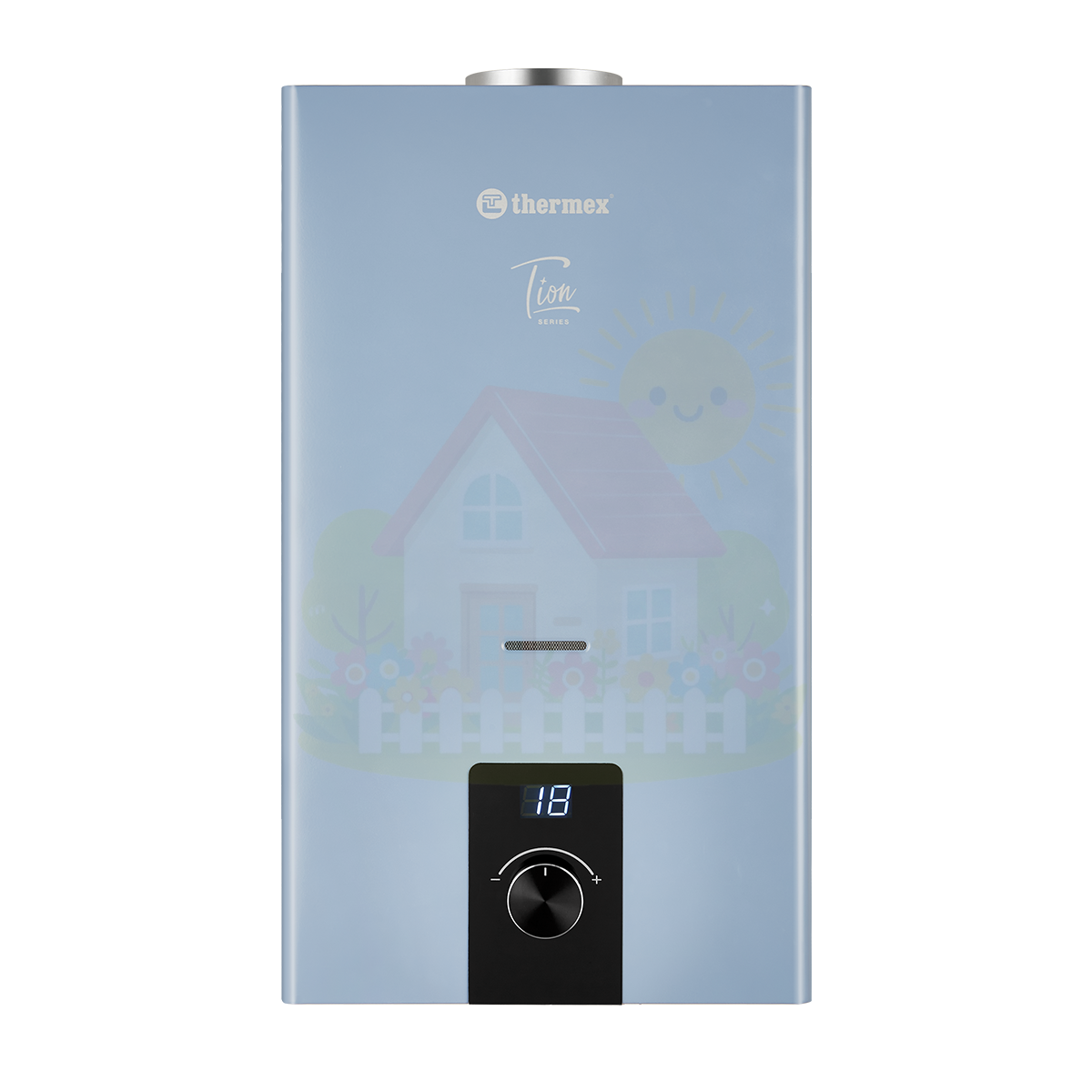 Инженерная сантехника Газовая колонка Thermex Tion 20 D Silver Grey — детальное фото