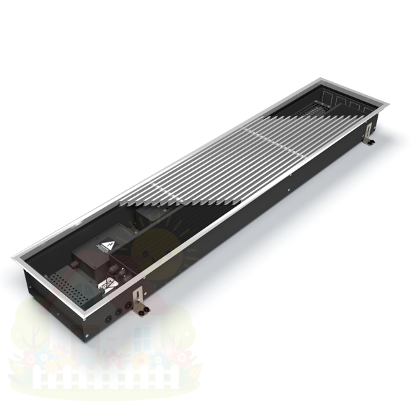 Купить Внутрипольный конвектор с принудительной конвекцией Varmann Qtherm Electro 230.110.2750 — фото товара в каталоге