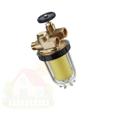 Купить Фильтр жидкого топлива "Oventrop Oilpur" для двухтрубных систем G 3/8 ВР, G 3/8 НР арт. 2120561 — фото товара в каталоге