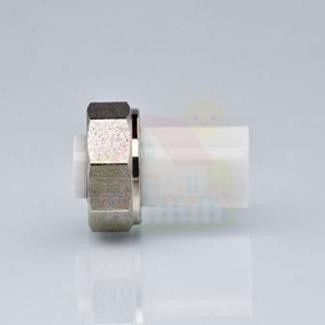 Инженерная сантехника Штуцер евроконус с накидной гайкой Tebo D20 x 3/4" — детальное фото