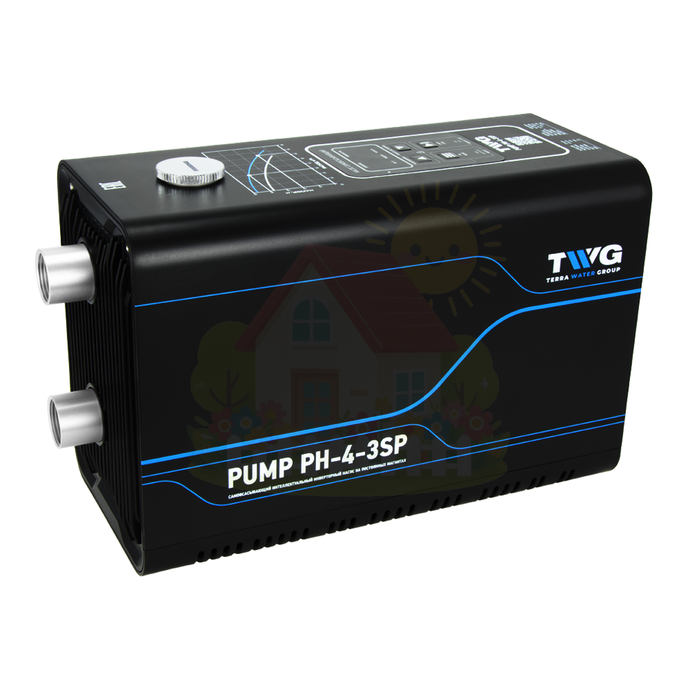 Инженерная сантехника Насосная станция TWG PUMP PH 4-3SP 3.0 м3/ч 750Вт 1" — детальное фото