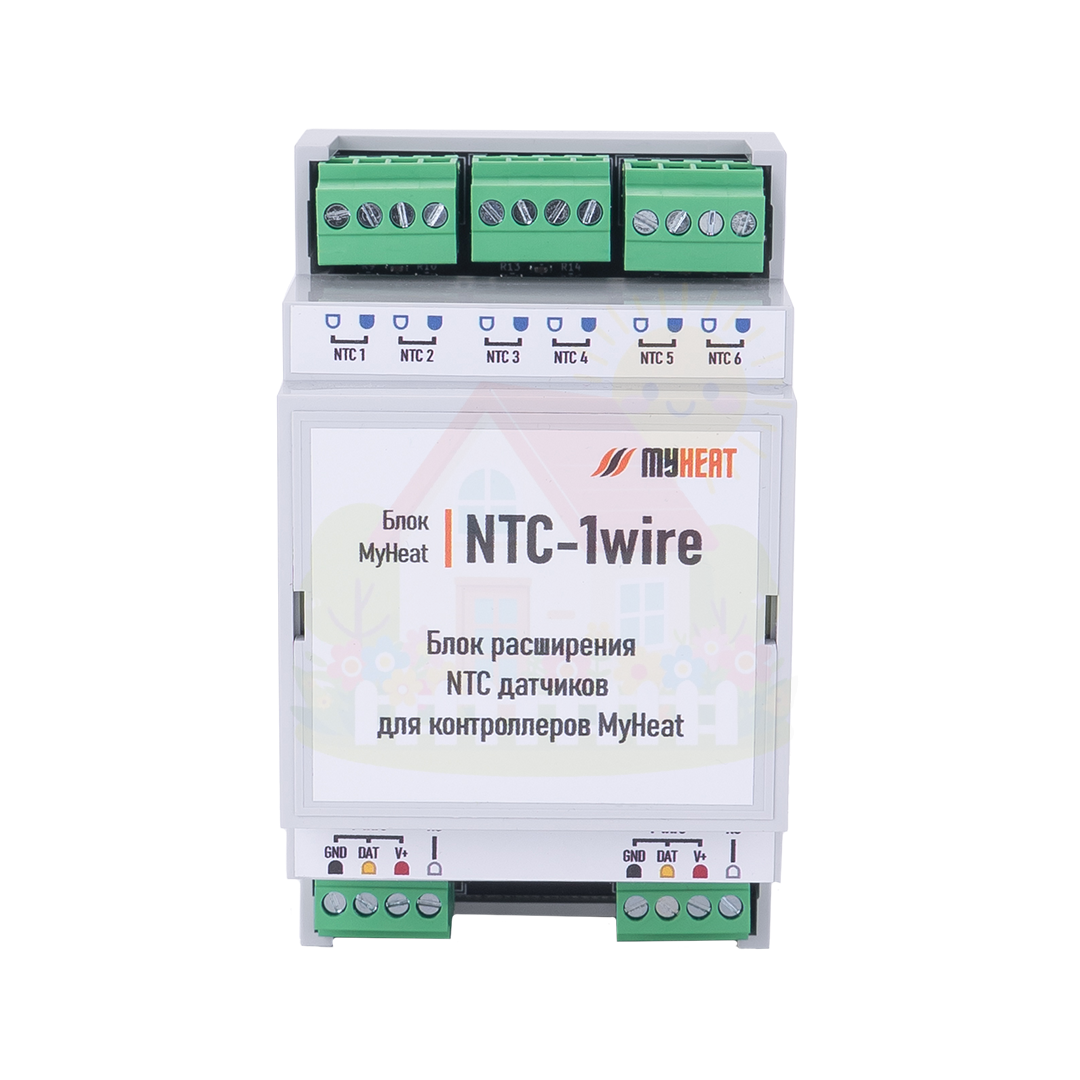Инженерная сантехника Блок расширения MyHeat NTC-1wire — детальное фото