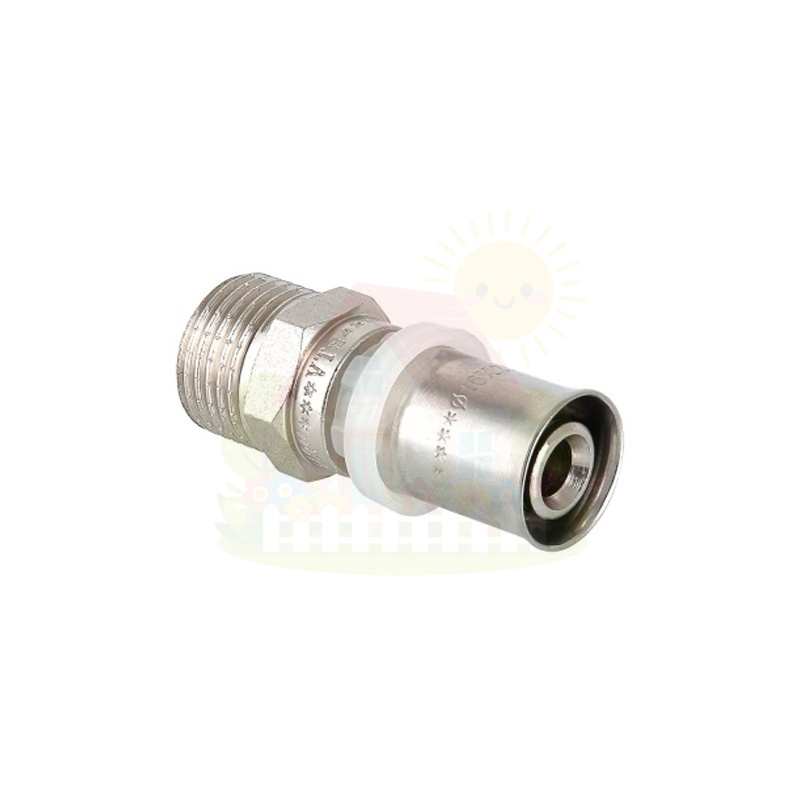 Инженерная сантехника Пресс соединение с наружной резьбой 20 x 3/4" Valtec (арт.VTM.201.N.002005) — детальное фото