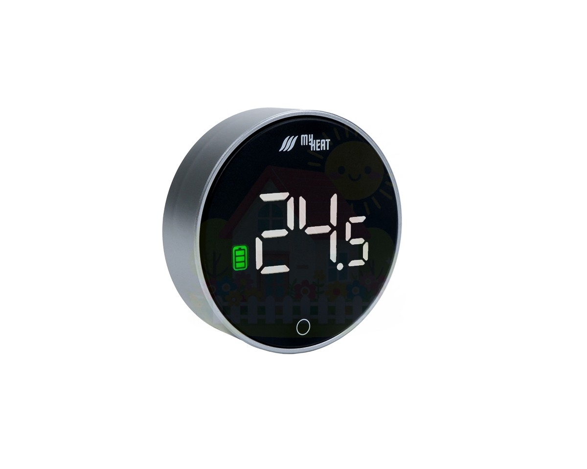 Инженерная сантехника Комнатный термостат MyHeat серебристый арт. 6274 — детальное фото