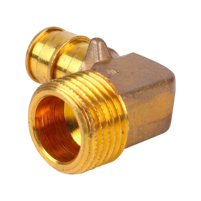 Инженерная сантехника Угольник Uponor QE 20 X 3/4" с наружней резьбой (АРТ. 1023021) — детальное фото