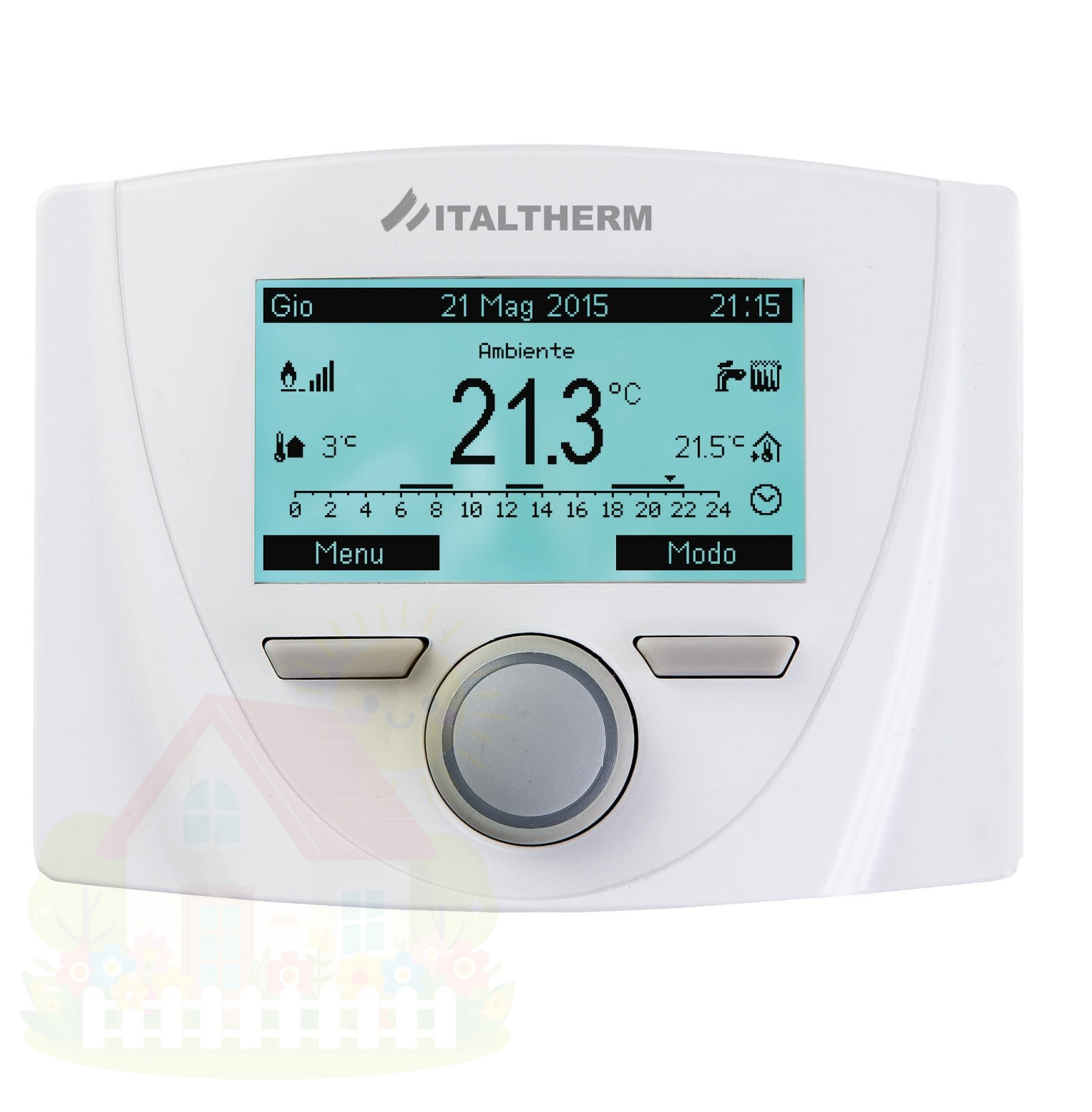 Купить Блок дистанционного управления котлом c климатическим регулятором ITALTHERM — фото товара в каталоге