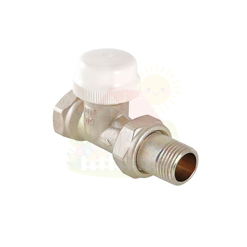 Инженерная сантехника Клапан радиаторный прямой Valtec 1/2" арт.VT.032.N.04 — детальное фото