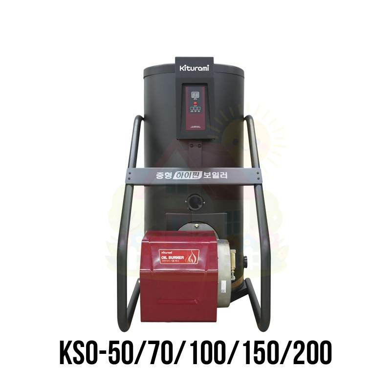 Инженерная сантехника Напольный дизельный котел Kiturami KSO-150 R — детальное фото