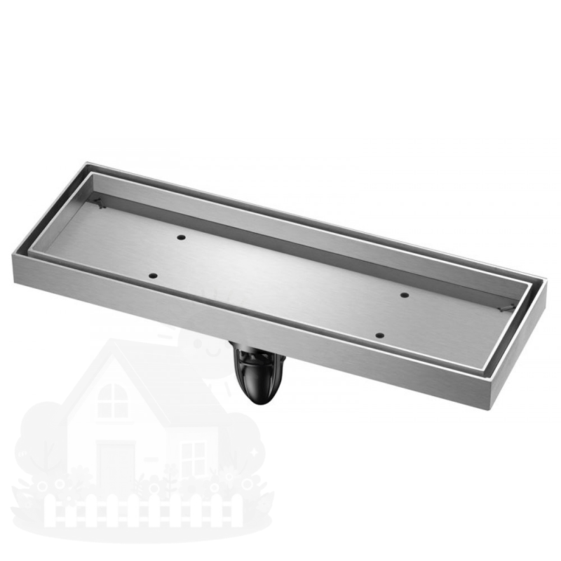 Купить Трап сантехнический MAGdrain JYC 300 Q50-B (100*300, магнитный клапан, Нерж., основание под плитку) — фото товара в каталоге